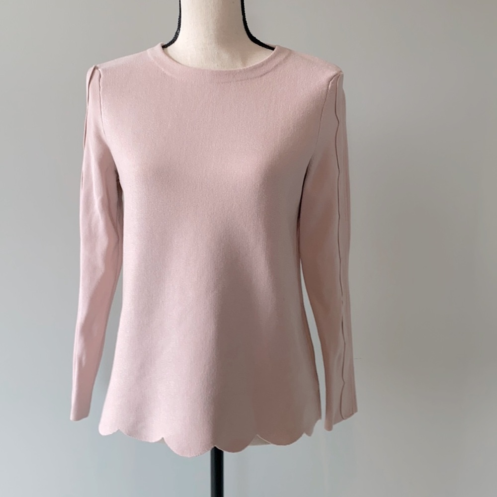 Ann Taylor scallop top